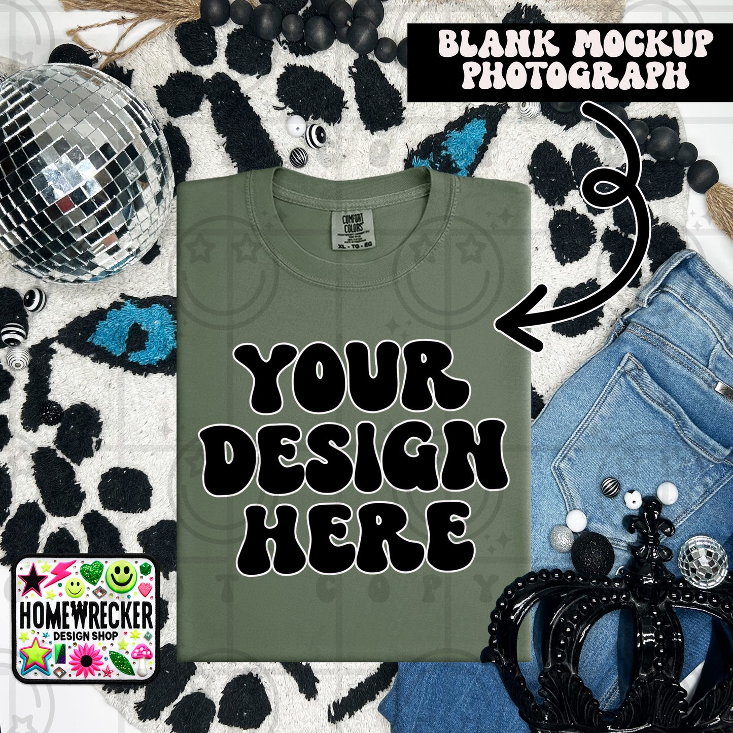 1717 CC | FOLDED EVERYDAY LEOPARD MOCK UPS | SINGLES