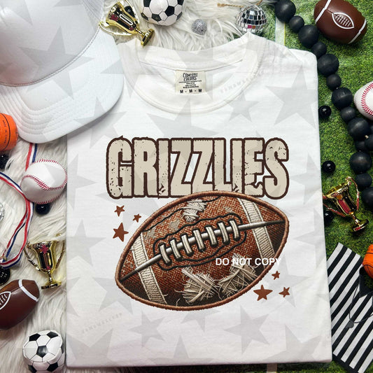 Grizzlies Neutral Football Team Spirit PNG