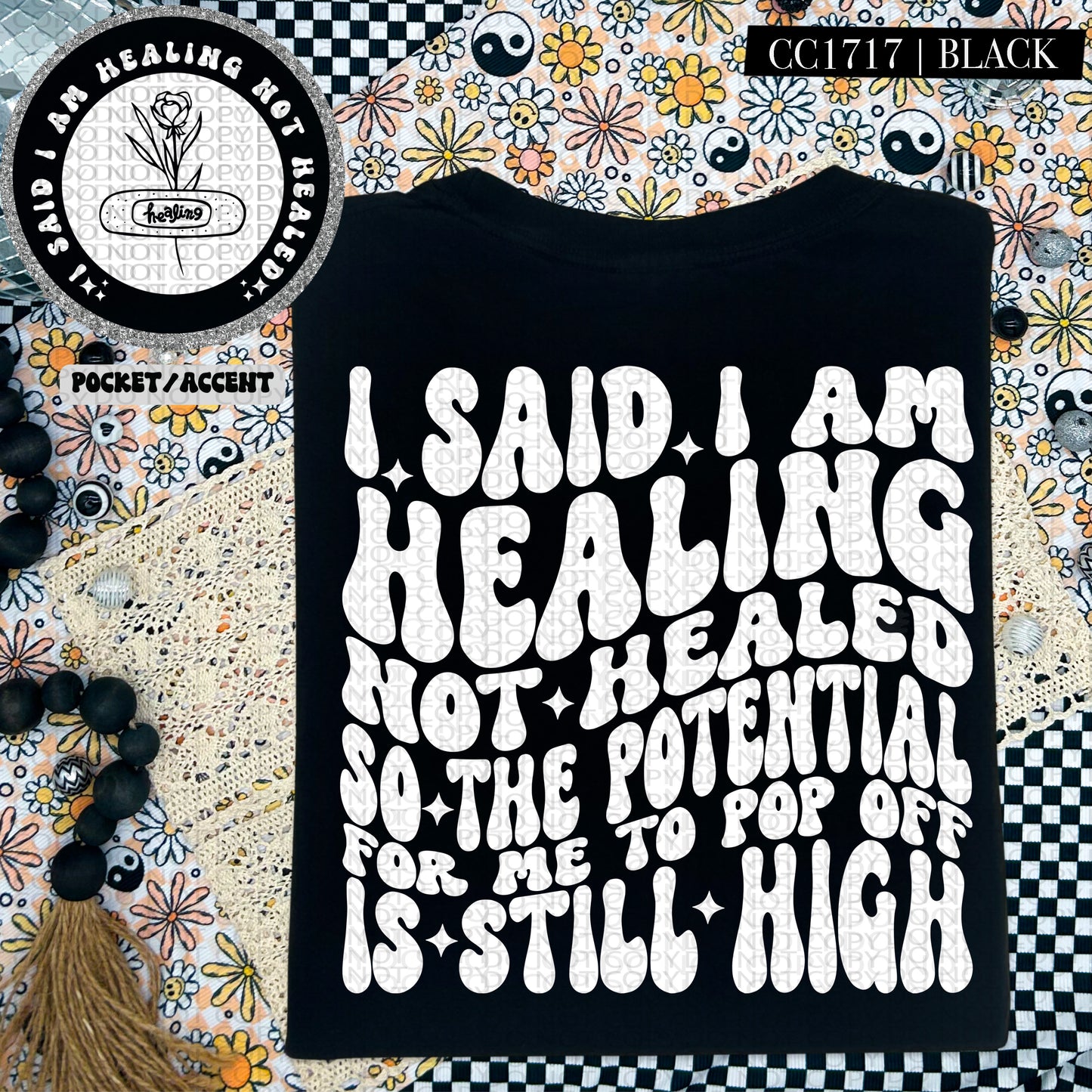 I Said I Am Healing Not Healed So The Potential For Me To Pop Off Is Still High | Wavy Snarky PNG