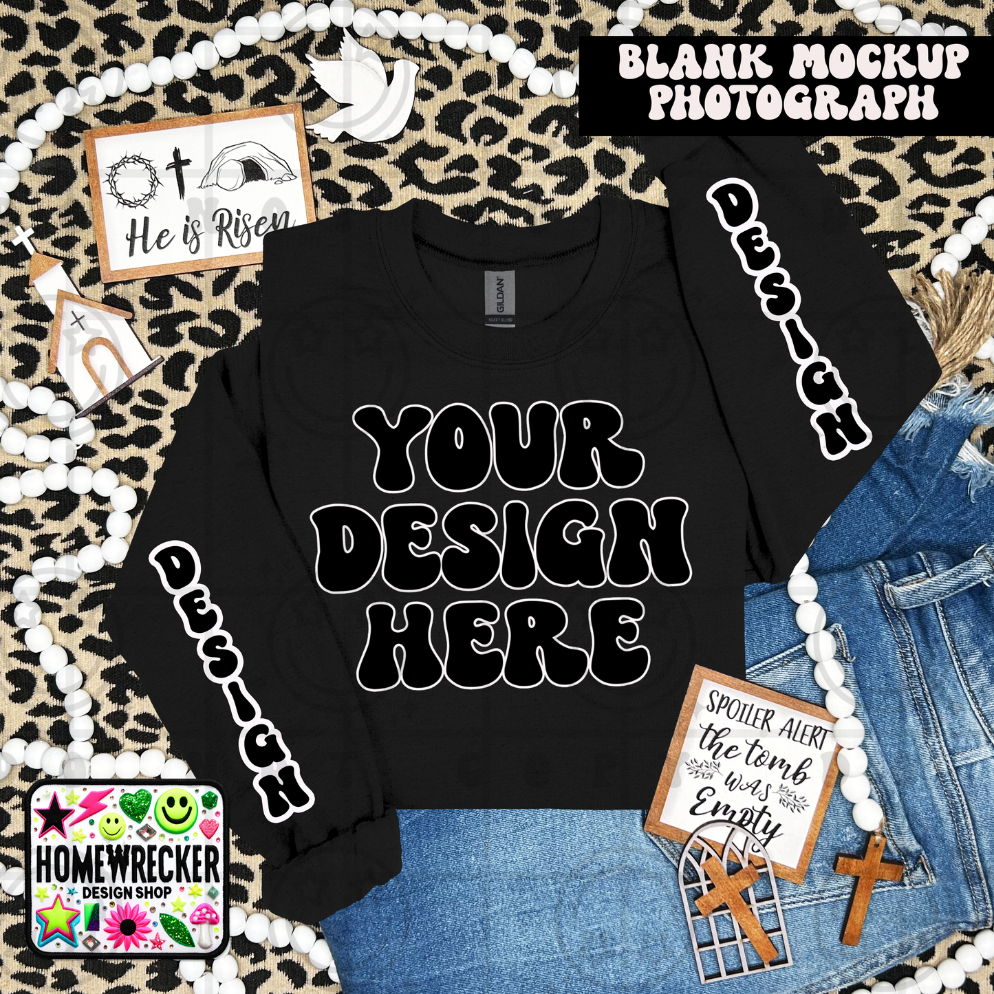 G18000 GILDAN | FOLDED FAITH MOCK UPS | SINGLES