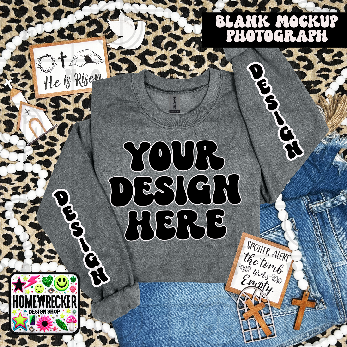 G18000 GILDAN | FOLDED FAITH MOCK UPS | SINGLES