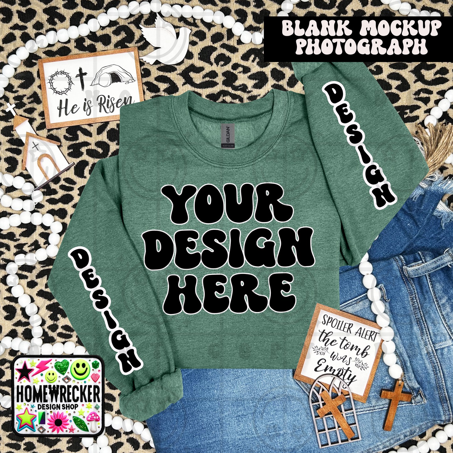 G18000 GILDAN | FOLDED FAITH MOCK UPS | SINGLES