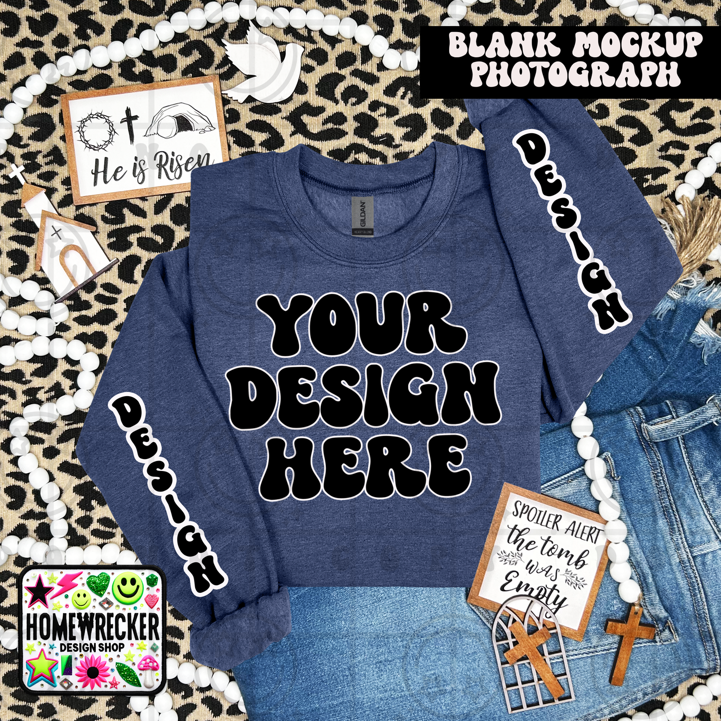 G18000 GILDAN | FOLDED FAITH MOCK UPS | SINGLES