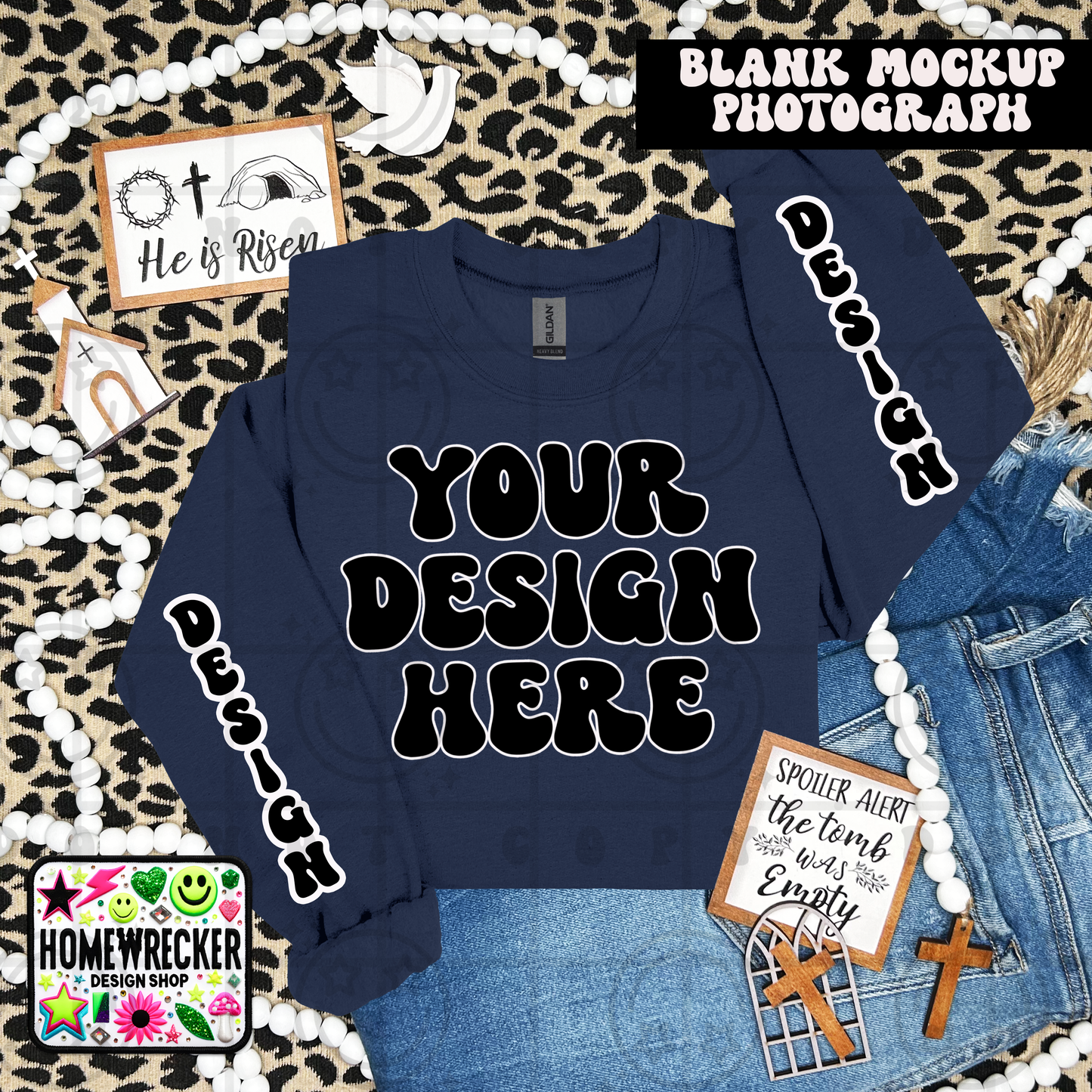 G18000 GILDAN | FOLDED FAITH MOCK UPS | SINGLES