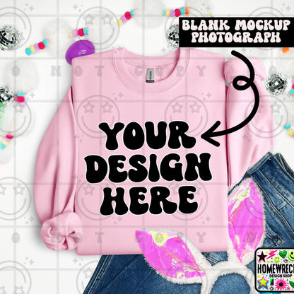 G18000 GILDAN | FOLDED BUNNY EARS BUNNY TAILS MOCK UPS | SINGLES