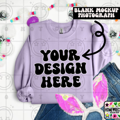 G18000 GILDAN | FOLDED BUNNY EARS BUNNY TAILS MOCK UPS | SINGLES