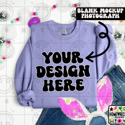 G18000 GILDAN | FOLDED BUNNY EARS BUNNY TAILS MOCK UPS | SINGLES