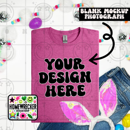 G64000 GILDAN | FOLDED BUNNY EARS BUNNY TAILS MOCK UPS | SINGLES