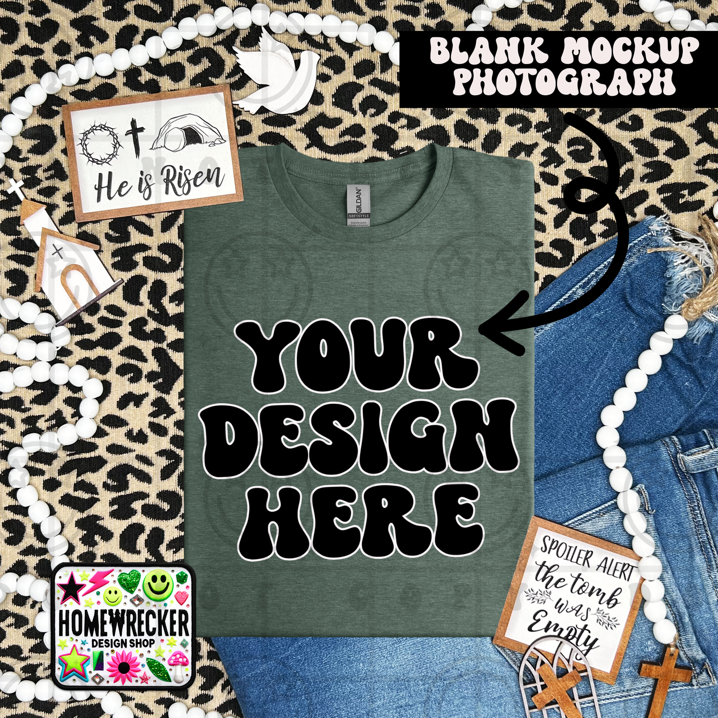 G64000 GILDAN | FOLDED FAITH MOCK UPS | SINGLES