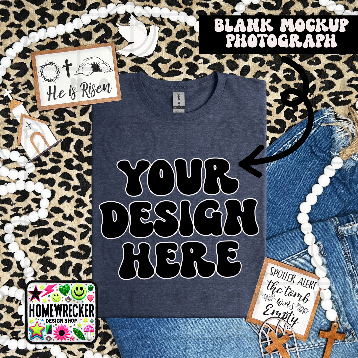 G64000 GILDAN | FOLDED FAITH MOCK UPS | SINGLES