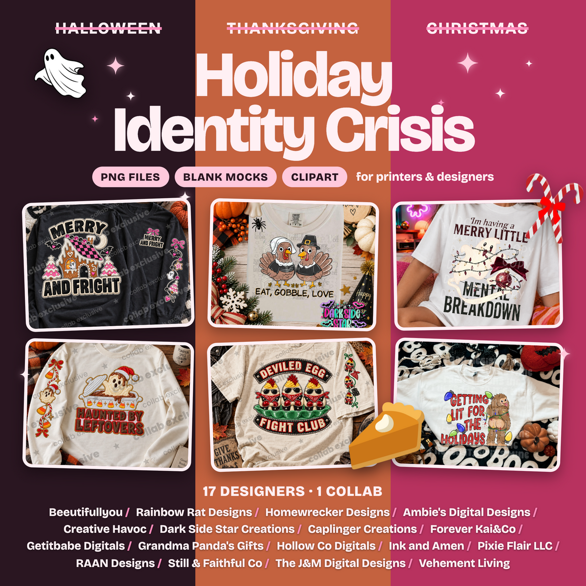 Holiday Identity Crisis Collab: 17 designers
