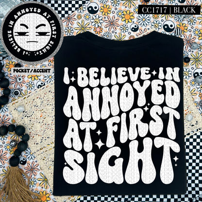 I Believe In Annoyed At First Sight | Wavy Snarky PNG