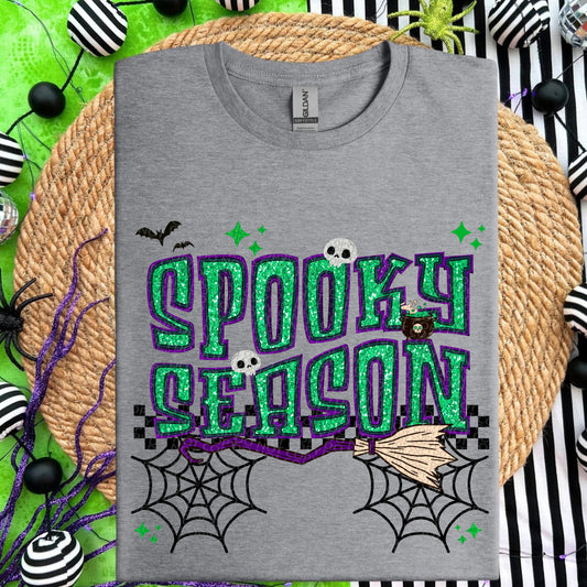 Spooky Season | Halloween Faux Embroidery PNG