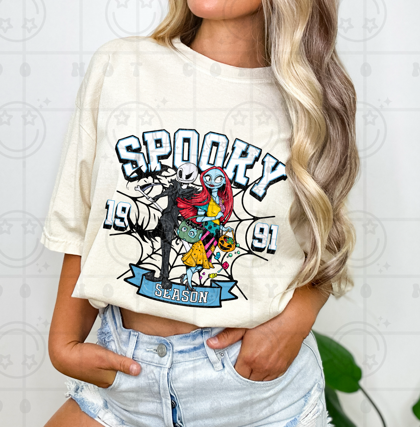 Spooky Season Distressed PNG