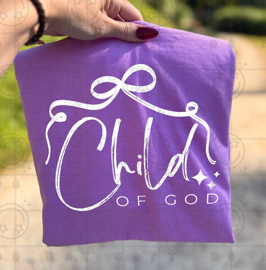 Child of God PNG | Both black and white versions included