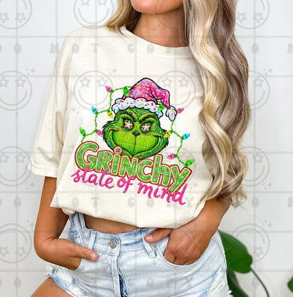 Green-chy state of mind PNG Christmas Design
