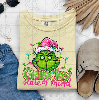 Green-chy state of mind PNG Christmas Design