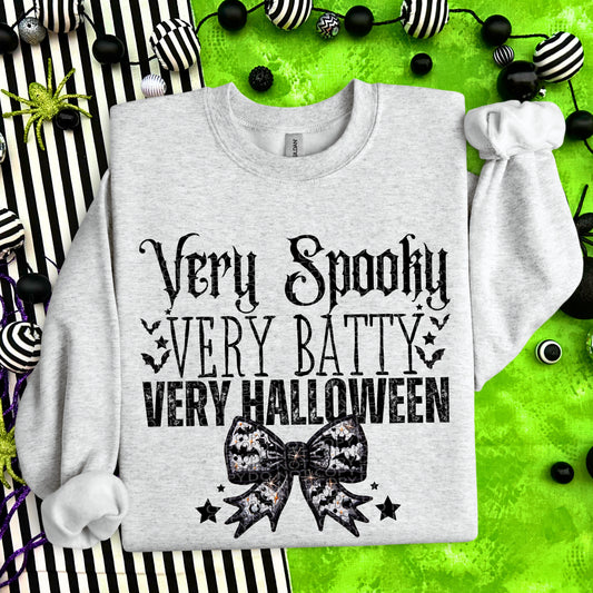 Very Halloween | Faux Embroidery PNG