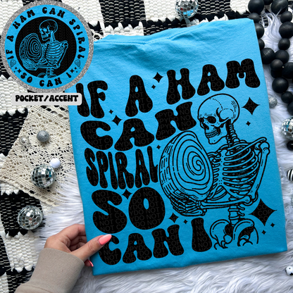 If a ham can spiral so can I PNG digital download