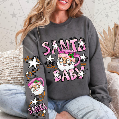 Santa Baby PNG design mockup
