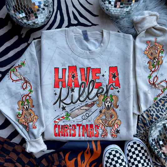 Have A Killer Christmas PNG design mockup