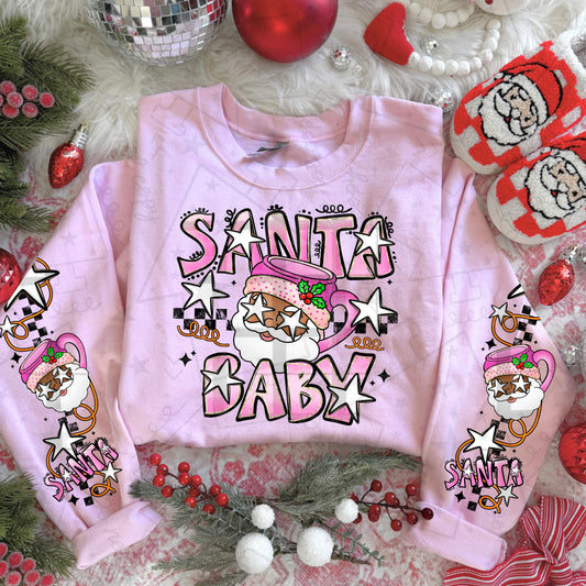 Santa Baby PNG design mockup