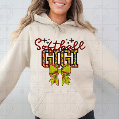 Softball Bow Name PNG | Singles, Bundles, Requests