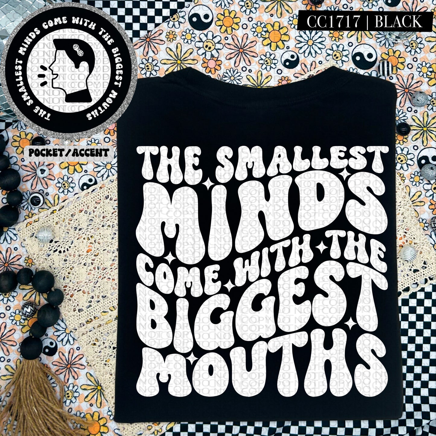 The Smallest Minds Comes With The Biggest Mouths | Wavy Snarky PNG
