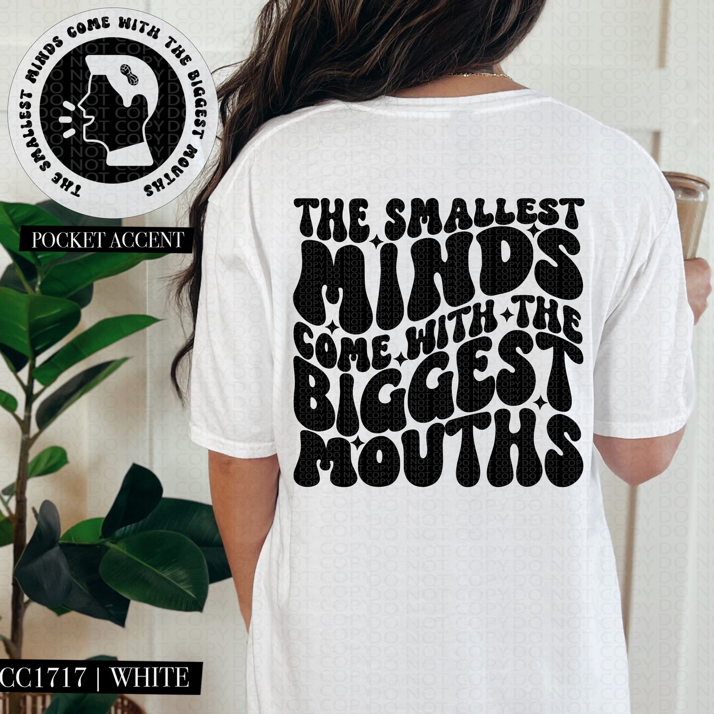 The Smallest Minds Comes With The Biggest Mouths | Wavy Snarky PNG