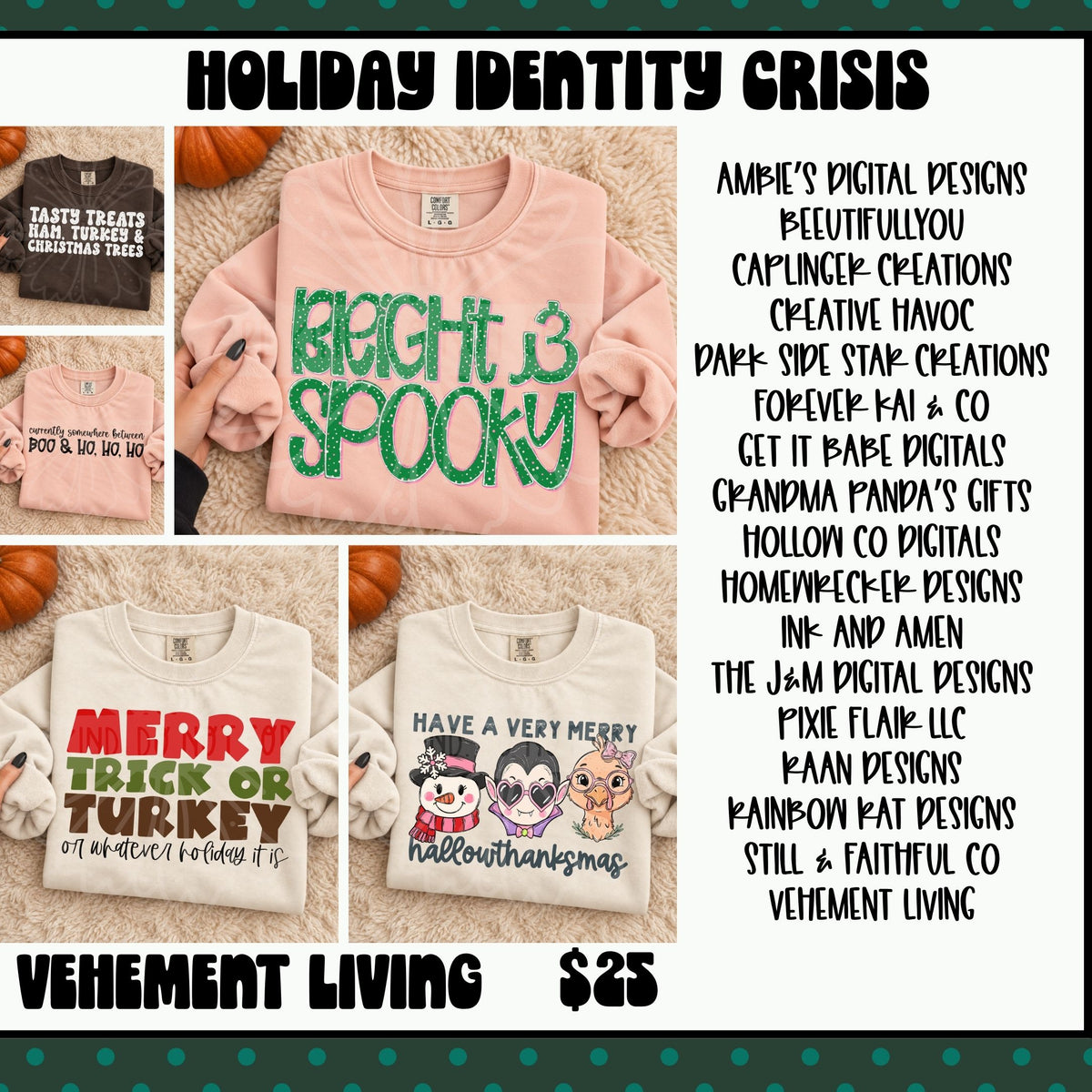 Holiday Identity Crisis Collab: 17 designers