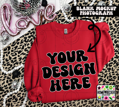 G18000 GILDAN | VALENTINE'S DAY LEOPARD PRINT MOCK UPS | SINGLES