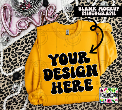 G18000 GILDAN | VALENTINE'S DAY LEOPARD PRINT MOCK UPS | SINGLES