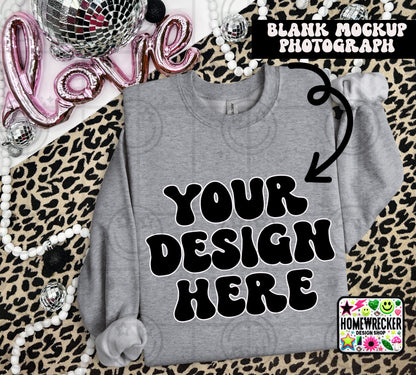 G18000 GILDAN | VALENTINE'S DAY LEOPARD PRINT MOCK UPS | SINGLES