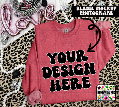 G18000 GILDAN | VALENTINE'S DAY LEOPARD PRINT MOCK UPS | SINGLES