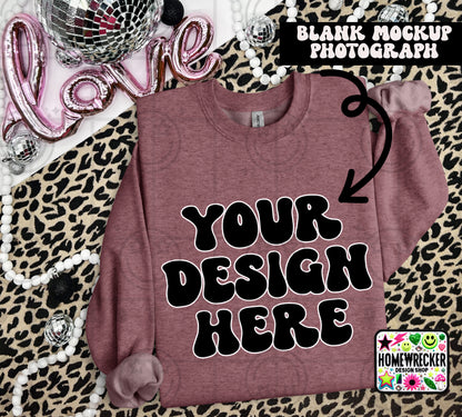 G18000 GILDAN | VALENTINE'S DAY LEOPARD PRINT MOCK UPS | SINGLES