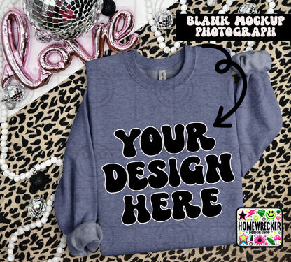 G18000 GILDAN | VALENTINE'S DAY LEOPARD PRINT MOCK UPS | SINGLES