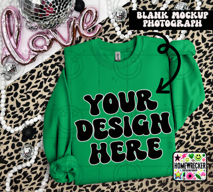 G18000 GILDAN | VALENTINE'S DAY LEOPARD PRINT MOCK UPS | SINGLES