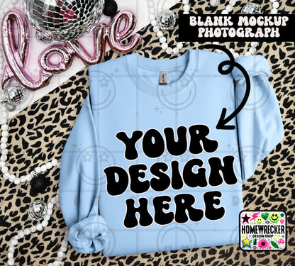 G18000 GILDAN | VALENTINE'S DAY LEOPARD PRINT MOCK UPS | SINGLES