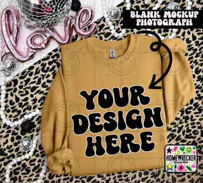 G18000 GILDAN | VALENTINE'S DAY LEOPARD PRINT MOCK UPS | SINGLES