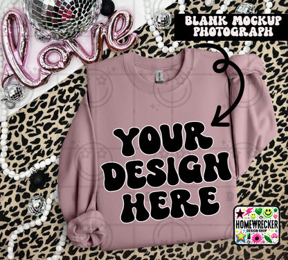 G18000 GILDAN | VALENTINE'S DAY LEOPARD PRINT MOCK UPS | SINGLES