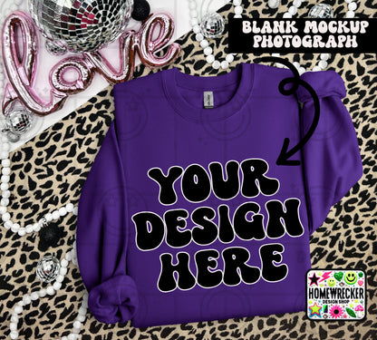 G18000 GILDAN | VALENTINE'S DAY LEOPARD PRINT MOCK UPS | SINGLES