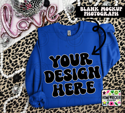 G18000 GILDAN | VALENTINE'S DAY LEOPARD PRINT MOCK UPS | SINGLES