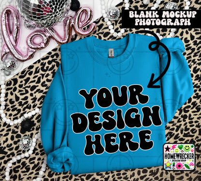 G18000 GILDAN | VALENTINE'S DAY LEOPARD PRINT MOCK UPS | SINGLES