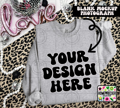 G18000 GILDAN | VALENTINE'S DAY LEOPARD PRINT MOCK UPS | SINGLES