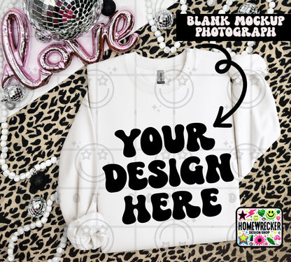 G18000 GILDAN | VALENTINE'S DAY LEOPARD PRINT MOCK UPS | SINGLES