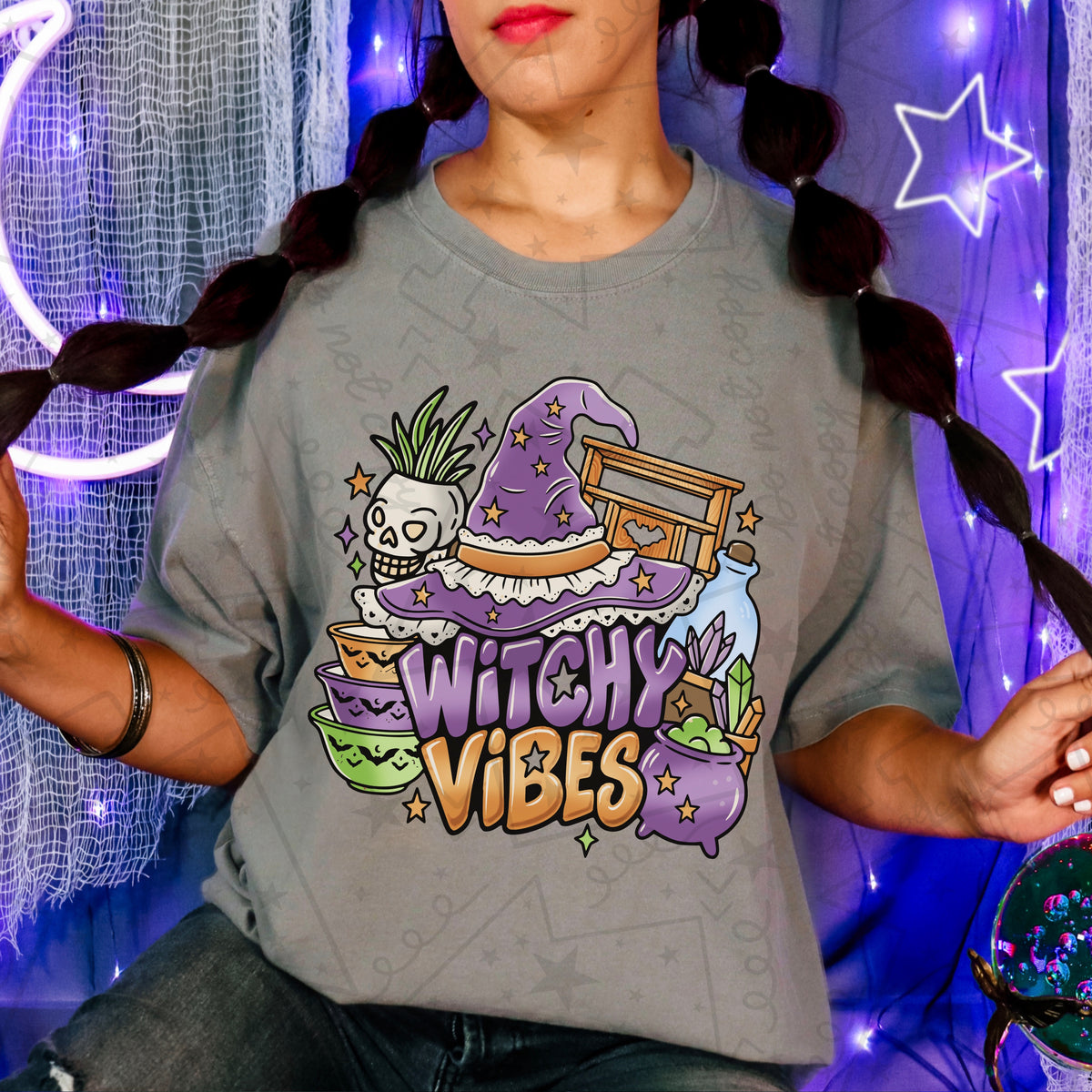 Witchy Vibes PNG design from Homewrecker Design Shop