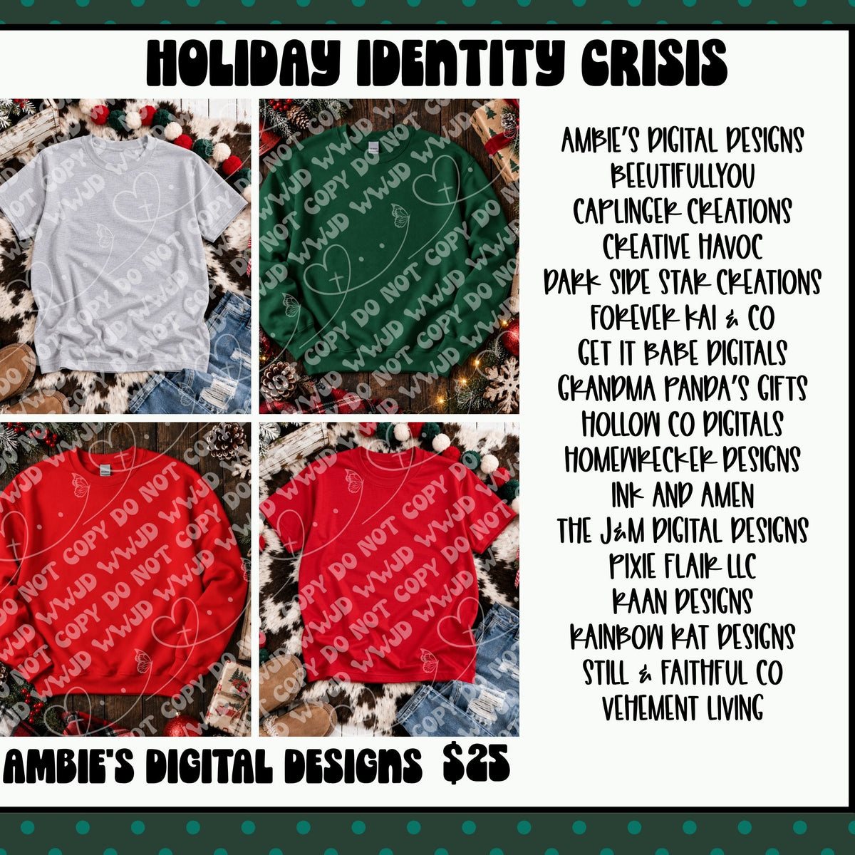 Holiday Identity Crisis Collab: 17 designers