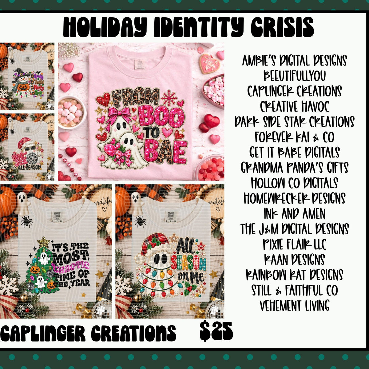 Holiday Identity Crisis Collab: 17 designers