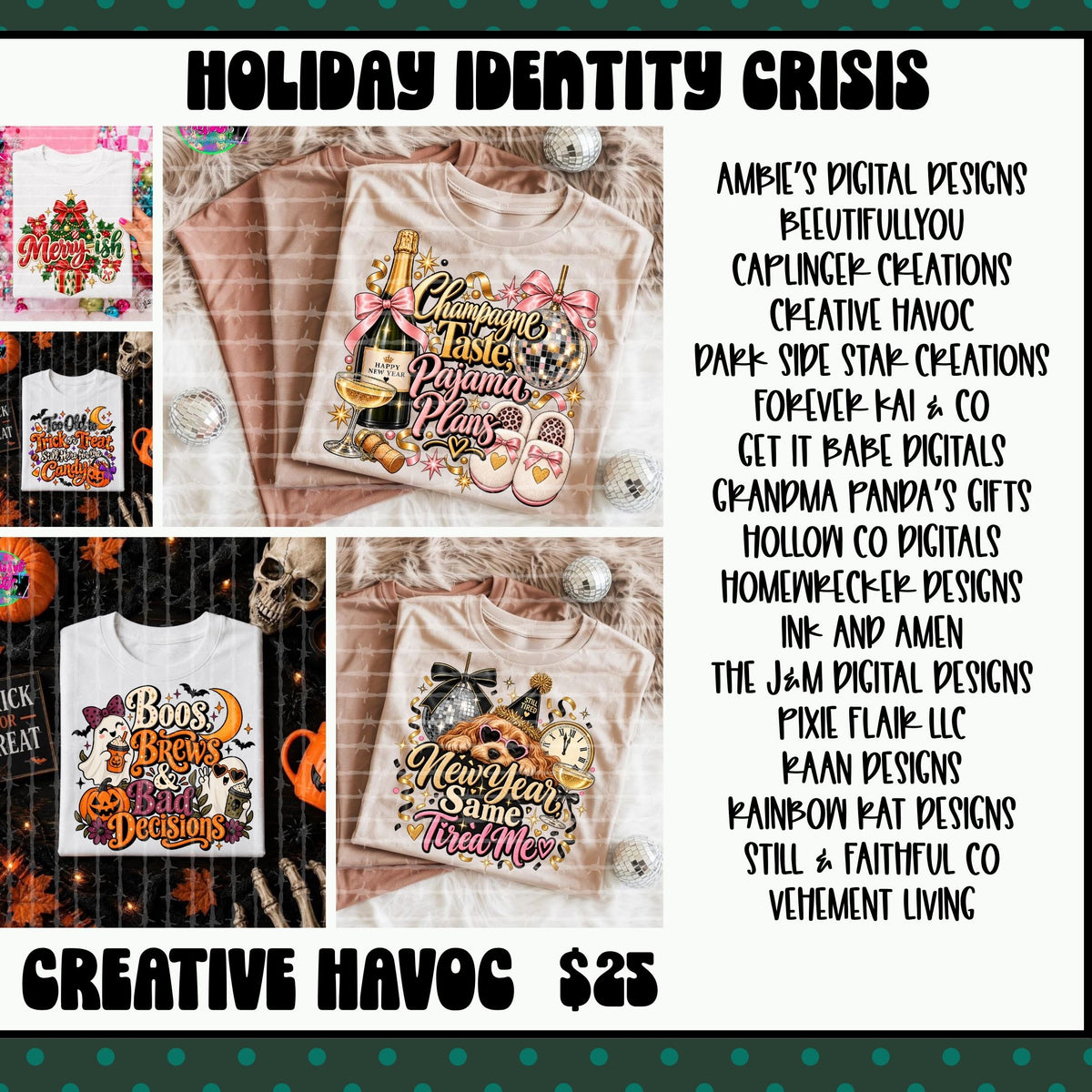 Holiday Identity Crisis Collab: 17 designers