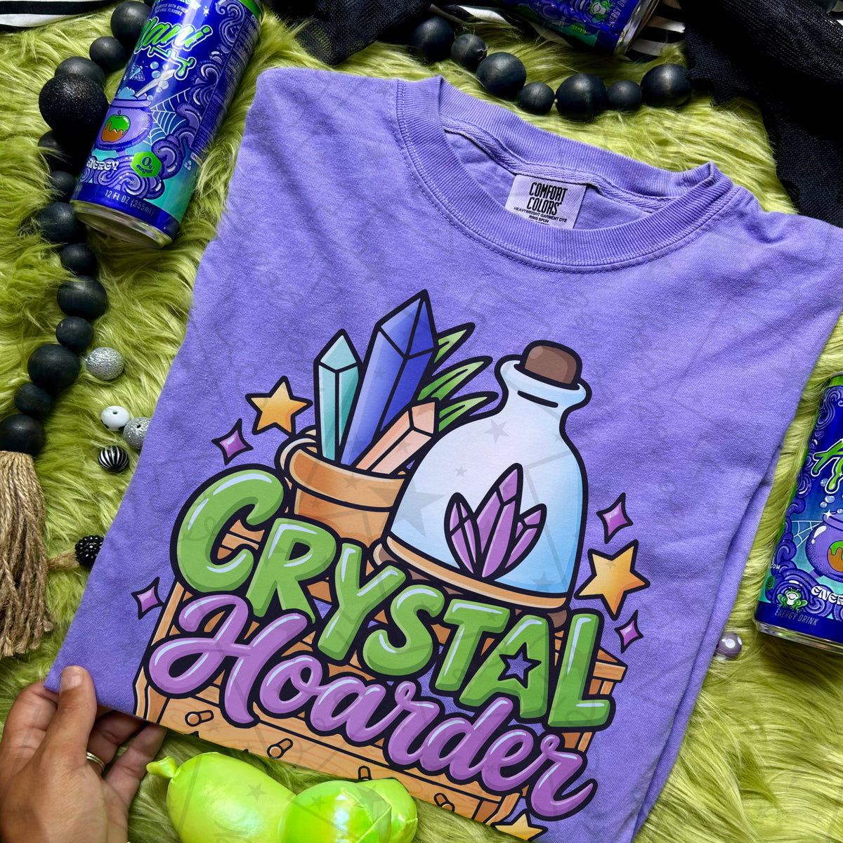 Crystal Hoarder PNG design from Homewrecker Design Shop